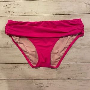 Victoria’s Secret The Heavenly Bikini bottoms.  Size Large.  Color - Hot pink